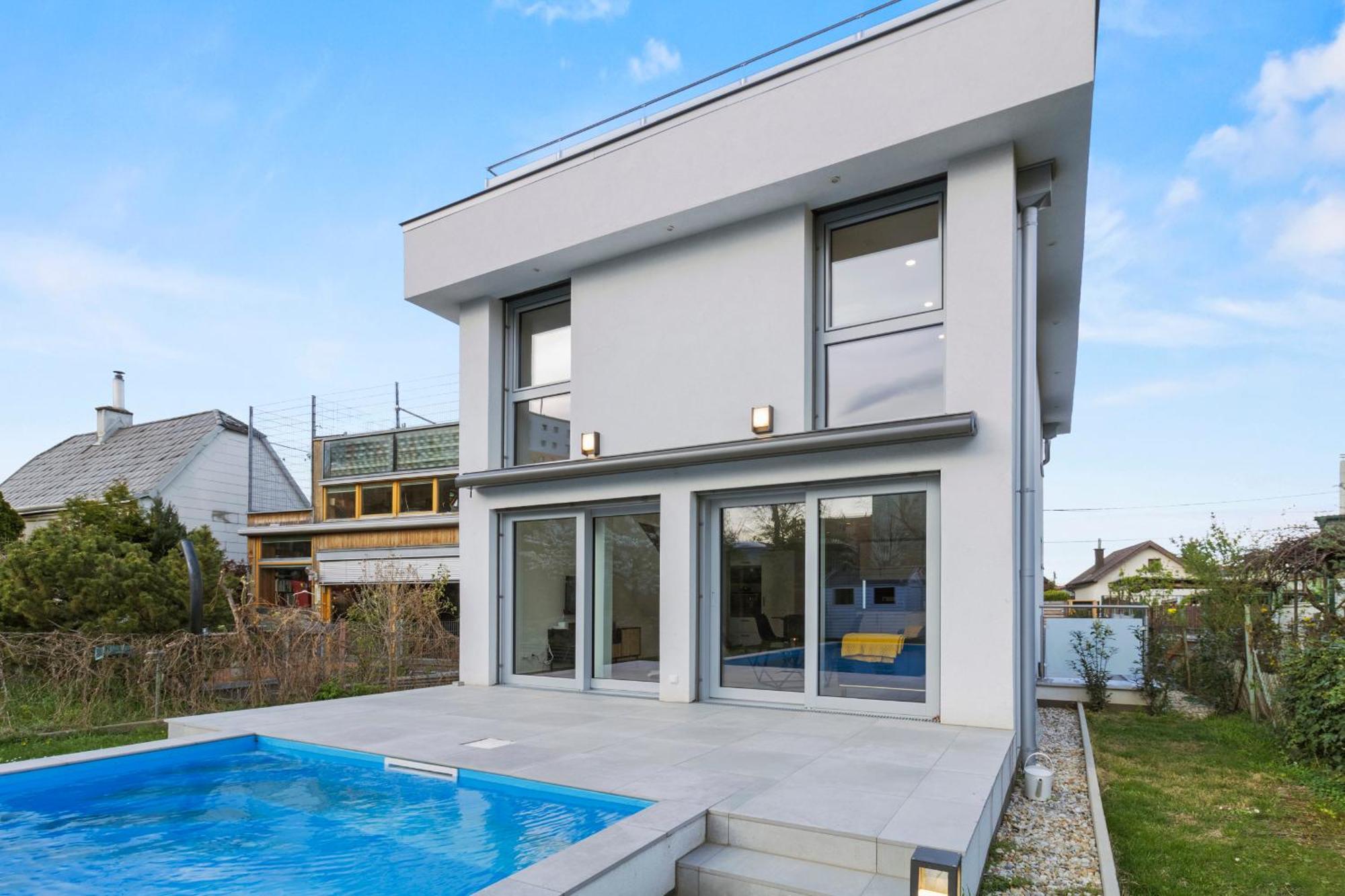 Villa Jaeger Mit Pool In Wien Eksteriør bilde