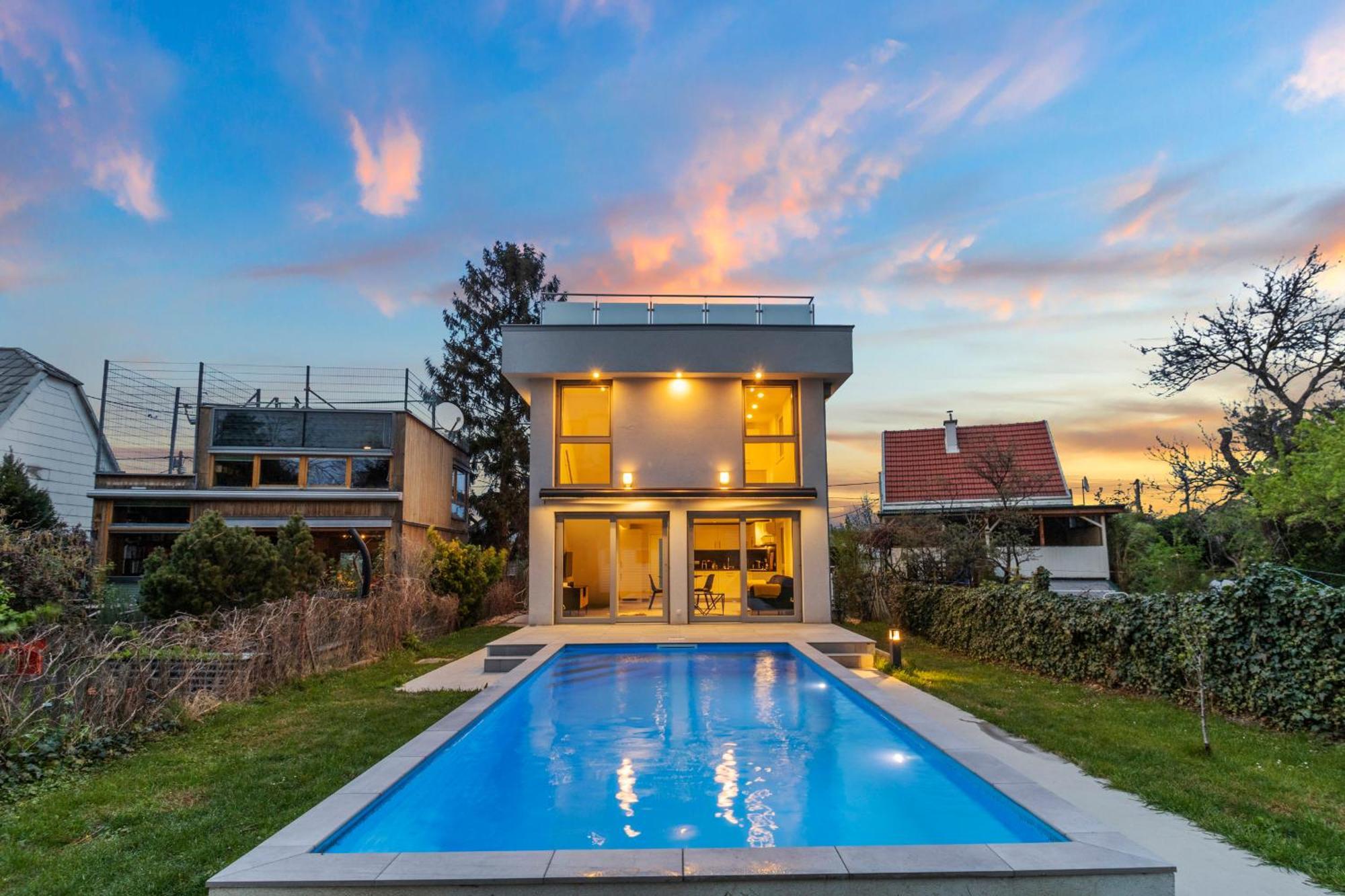 Villa Jaeger Mit Pool In Wien Eksteriør bilde
